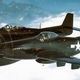 North American F-82F Twin Mustang night fighter. Note the radome mounted under the center wing section. (US Air force)